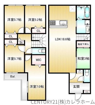 泉大津市北豊中町３丁目の新築一戸建