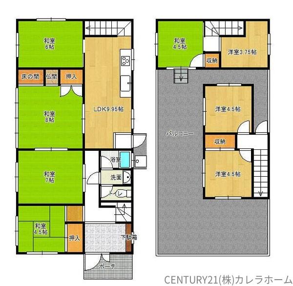 堺市西区上野芝町８丁の中古一戸建