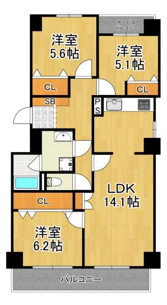佃第２コーポ５号棟