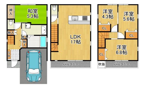 姫里３丁目中古戸建