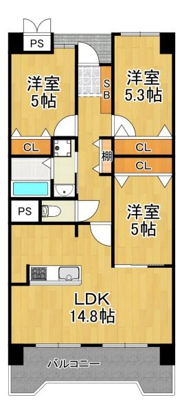 昭和山第３コーポ２号棟