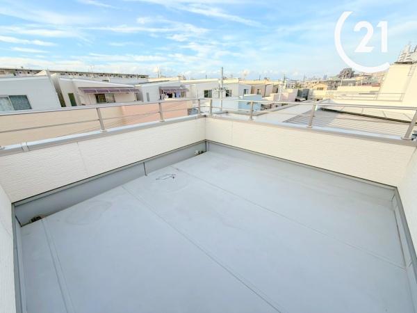 大阪市此花区春日出南1丁目の中古一戸建て(バルコニー)