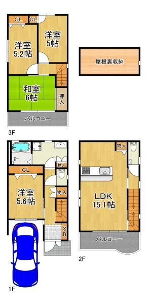 伝法３丁目中古戸建