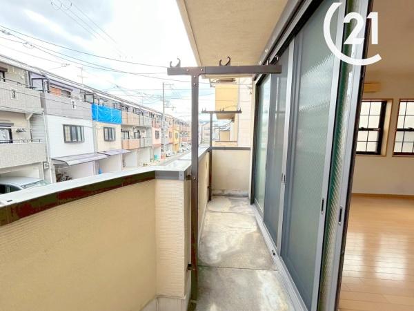 大阪市此花区伝法3丁目の中古一戸建て(バルコニー)
