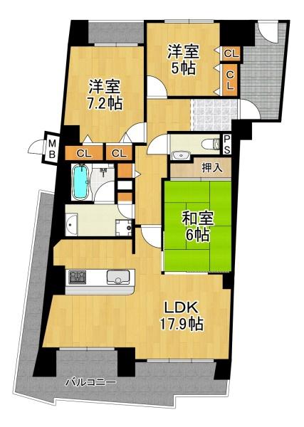ベイシティ大阪センタープラザ(間取り)