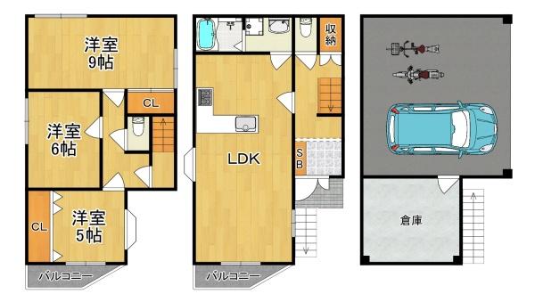 大阪市西淀川区中島１丁目の中古一戸建て