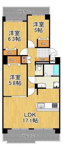 昭和山コーポ１号棟