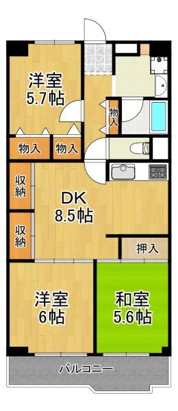 日商岩井野里マンション