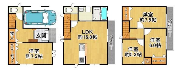 弁天5丁目中古戸建