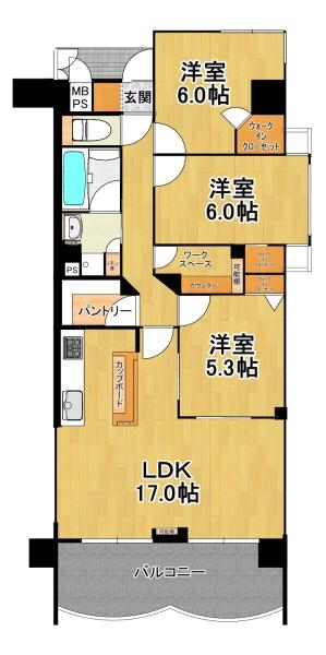 朝日プラザヴェルデュール大正三軒家