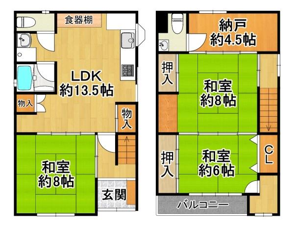 北村1丁目中古戸建