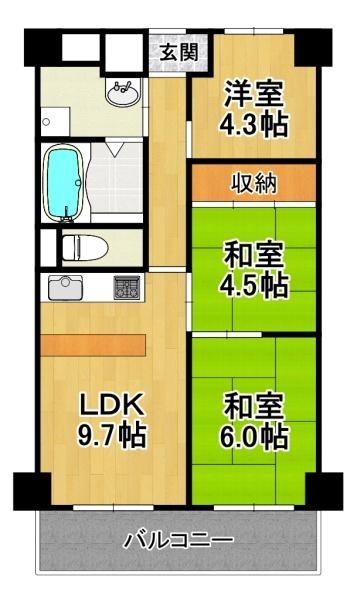 日商岩井泉尾マンション1号棟