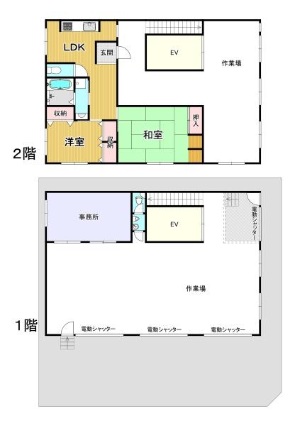 生野区巽西２丁目　倉庫事務所兼住居