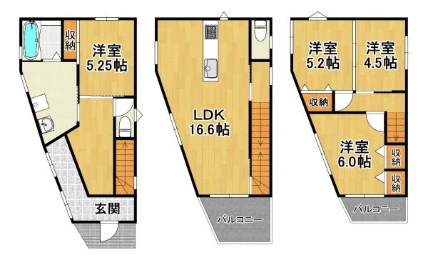 大阪市此花区酉島３丁目の中古一戸建て