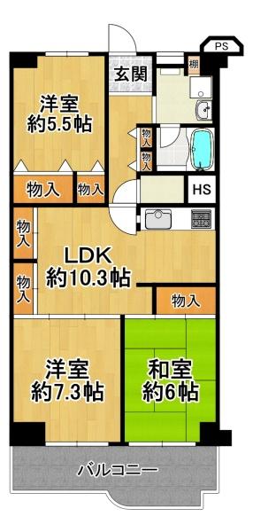 日商岩井野里マンション