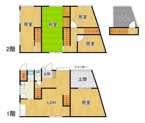 大阪市此花区西九条１丁目の中古一戸建て