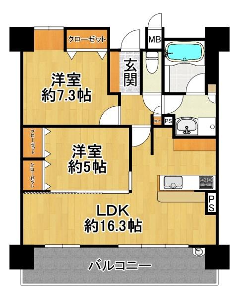 キングマンション市岡みなとベルクス