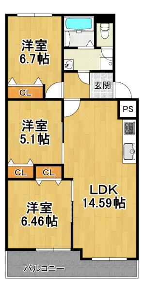 千島第１コーポ１号棟