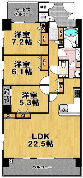 キングス夢咲シティ　ひかりの街　ブライトコートＡ棟