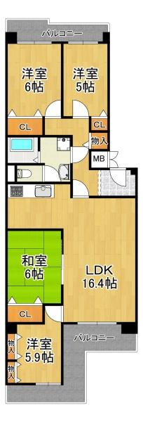 南港コープうしお２２号棟