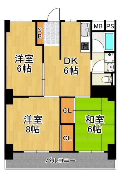南朝潮コーポ１号棟