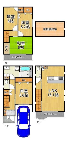 伝法３丁目中古戸建