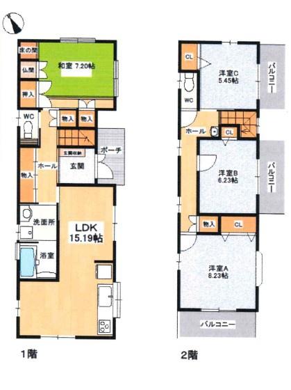 愛西市日置町山の池の中古一戸建