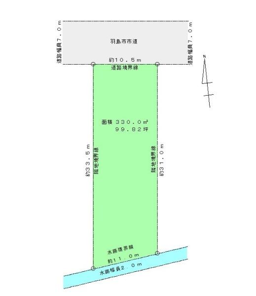 羽島市福寿町間島９丁目の売土地