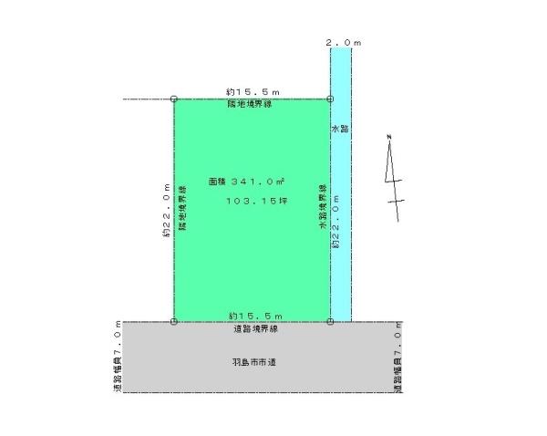 羽島市福寿町間島７丁目の売土地