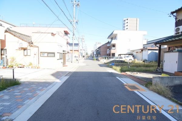 名古屋市瑞穂区苗代町の土地(前面道路含む現地写真)