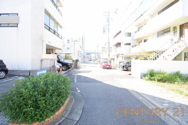 名古屋市瑞穂区苗代町の土地(前面道路含む現地写真)