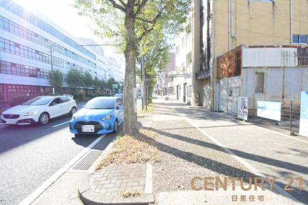 名古屋市瑞穂区苗代町の土地(前面道路含む現地写真)