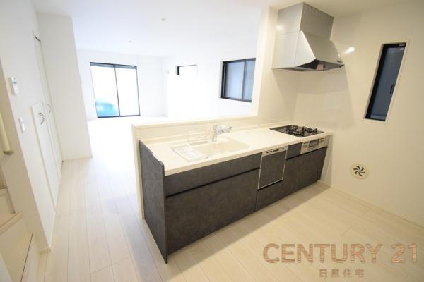 名古屋市昭和区円上町の新築戸建て(キッチン)