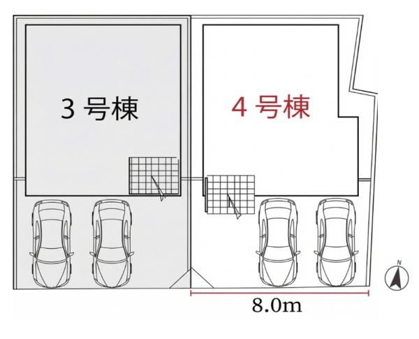 西区児玉の新築戸建て　4号棟