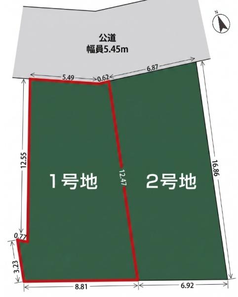 中村区日比津町の売土地　1号地