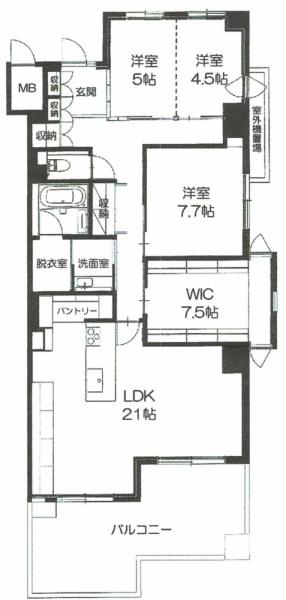 ラ・メール狩口Ⅱ　3番館
