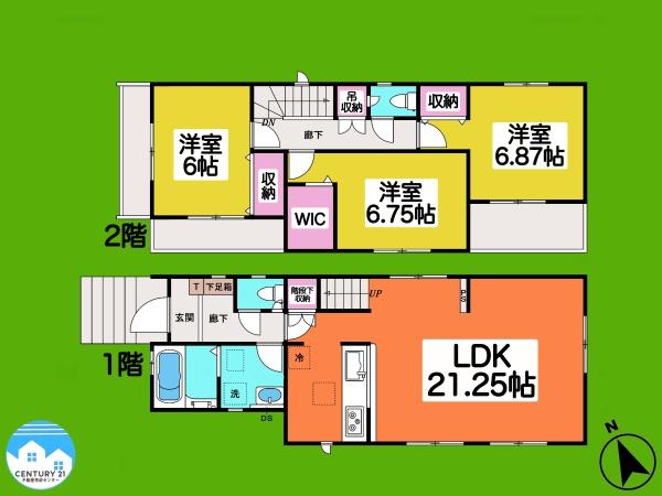 岡崎市能見町2棟1号棟