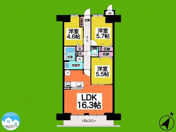 ダイアパレス岡崎南公園西棟