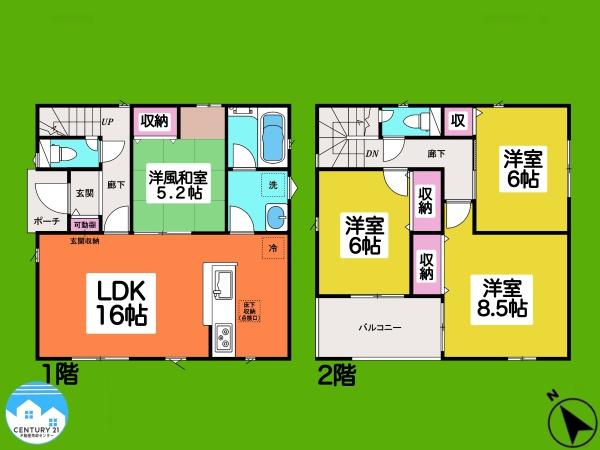 西尾市一色町松木島第6　3号棟
