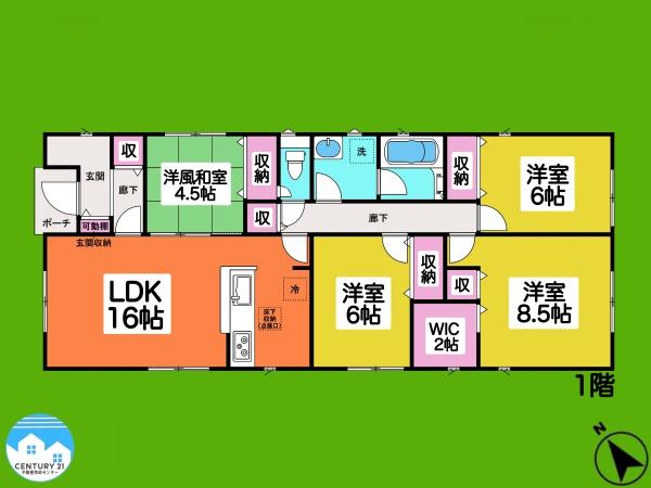 西尾市一色町松木島第6　1号棟
