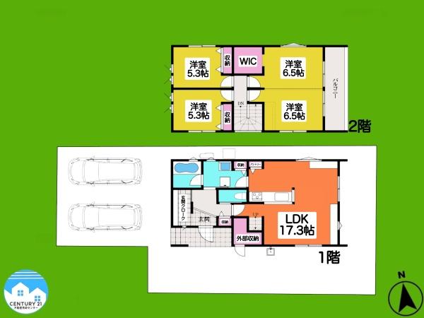 知立市新林町3No.2(間取り)