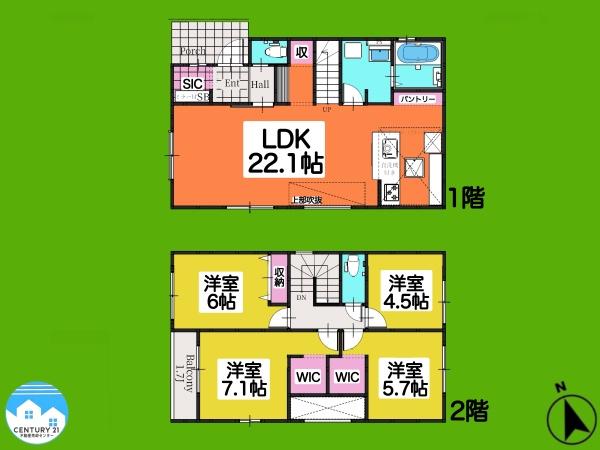 岡崎市上里１期　１号棟