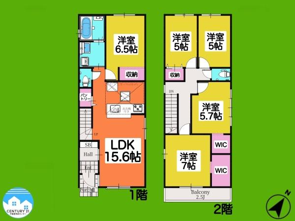 岡崎市中島西町１期　１号棟