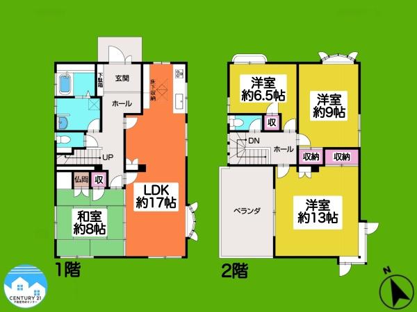 岡崎市細川町字徳林の中古一戸建て