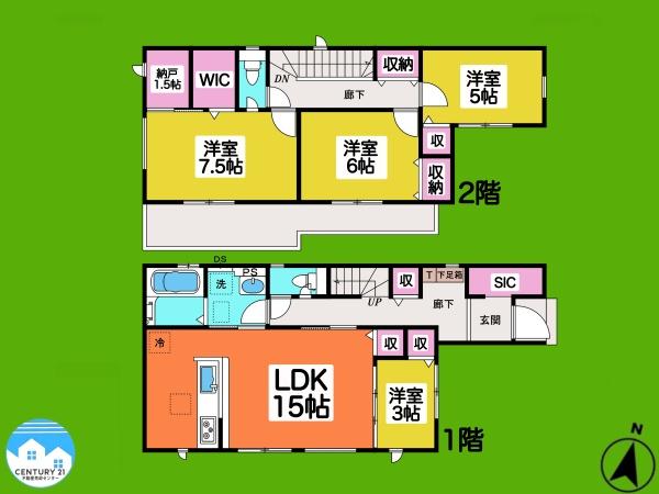 岡崎市細川町2期2棟1号棟
