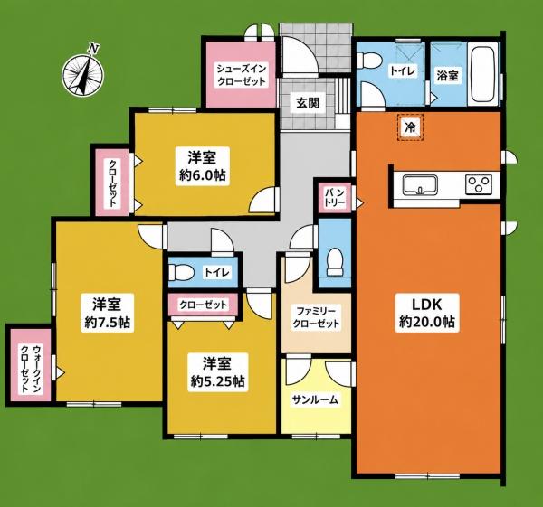 岡崎市上地１丁目平屋1号棟