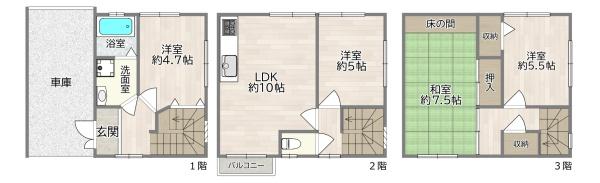 大阪市淀川区三津屋南２丁目の中古一戸建