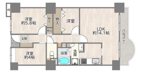 メイプルパークスクエア東１番街