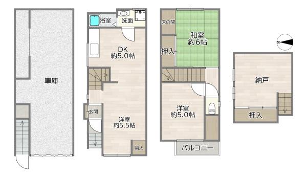 大阪市東淀川区菅原２丁目の中古一戸建