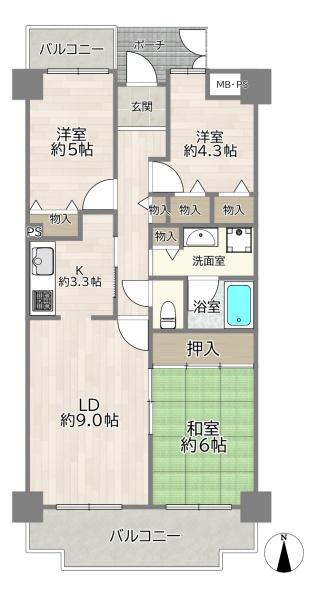 ユニライフ北大阪３号棟